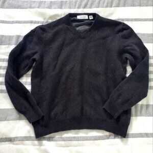 Calvin Klein Men's Charcoal Merino Wool Sweater-M (S fit)
